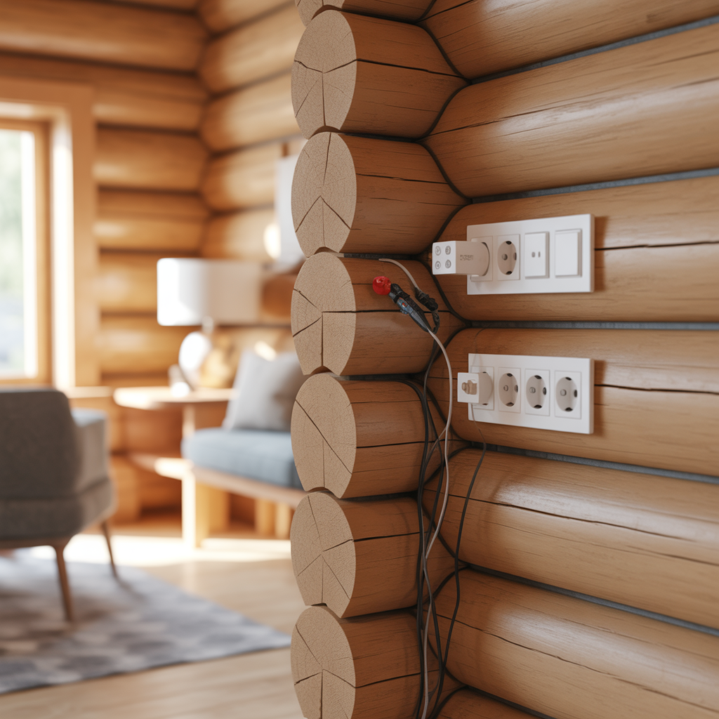 7.Att ta hansyn till vid elinstallation i timmerhus