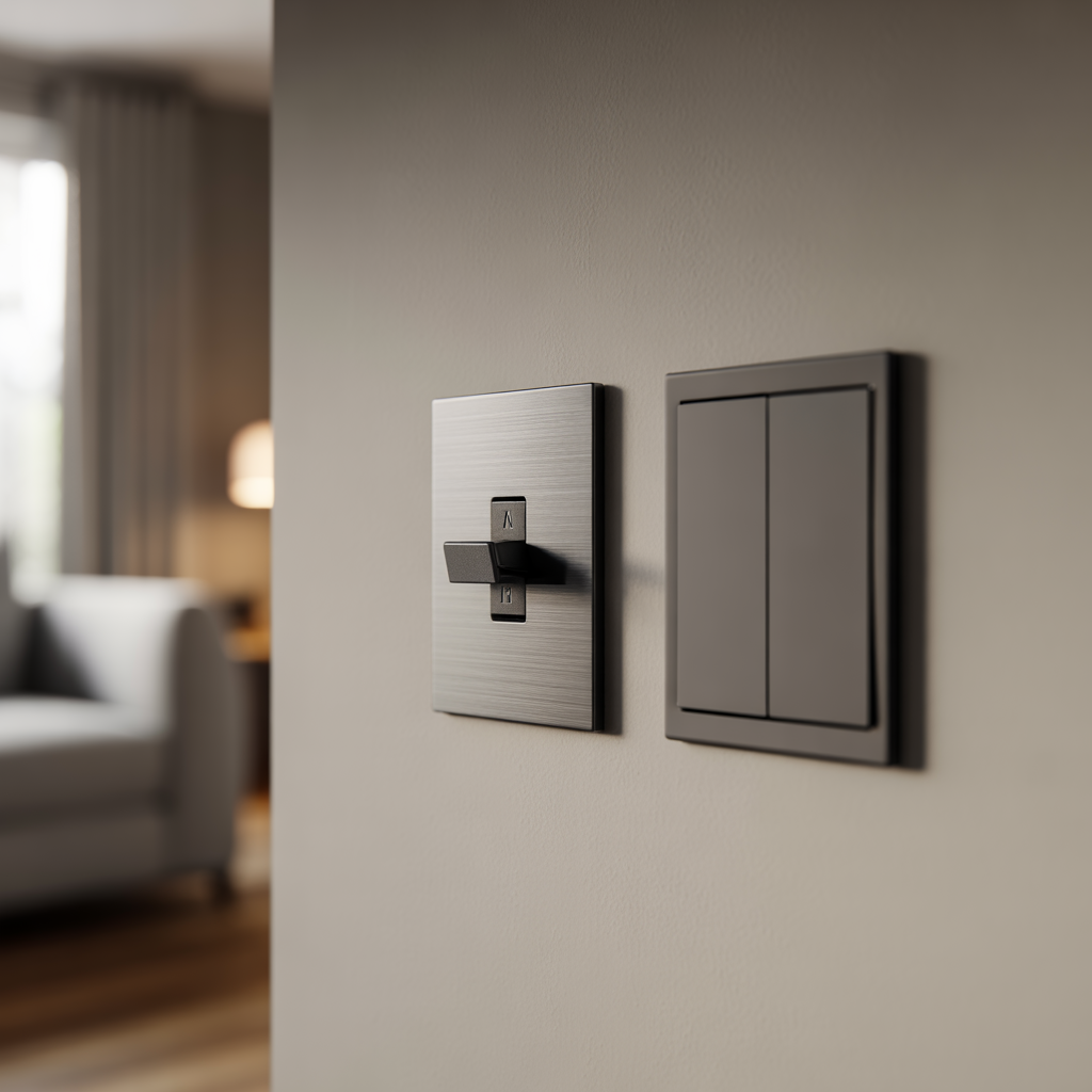 8.Skillnaden mellan vikstrombrytare och tryckknappar